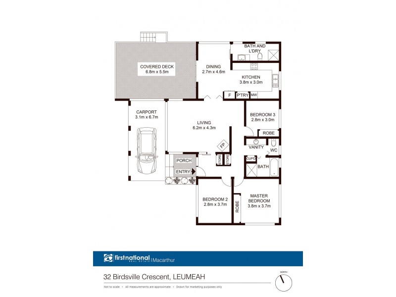 32 Birdsville Crescent, Leumeah NSW 2560 Floorplan