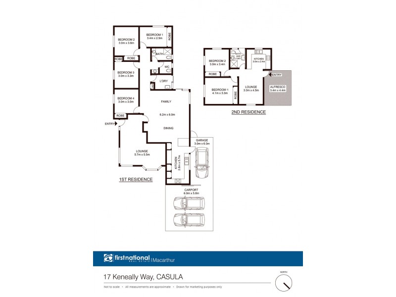 17 Keneally Way, Casula NSW 2170 Floorplan
