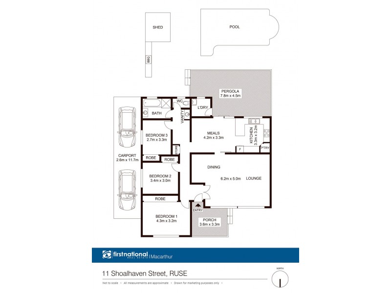 11 Shoalhaven Street, Ruse NSW 2560 Floorplan