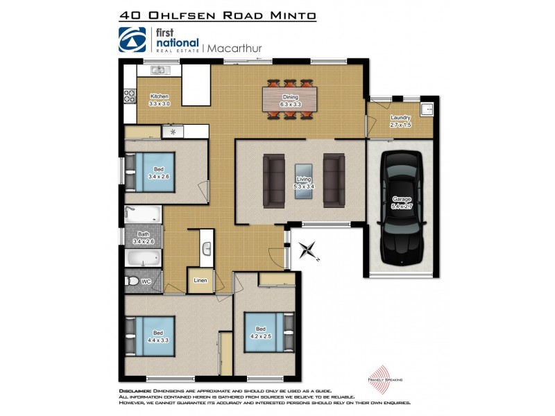 40 Ohlfsen Road, Minto NSW 2566 Floorplan