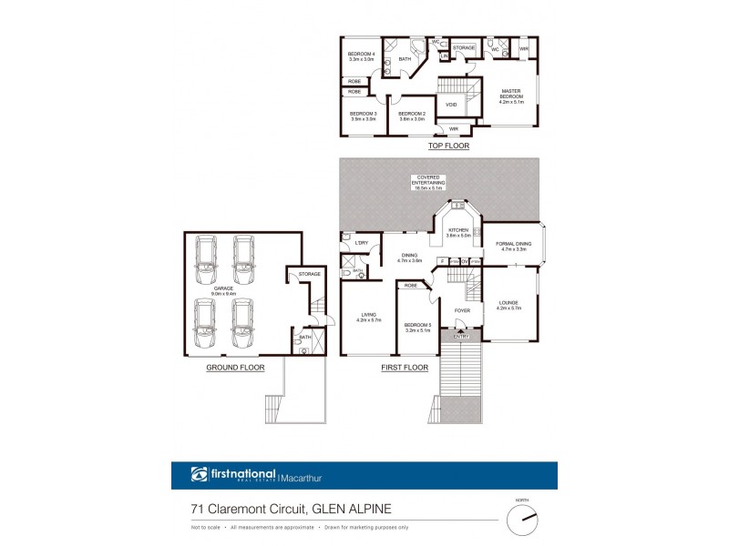 71 Claremont Circuit, Glen Alpine NSW 2560 Floorplan