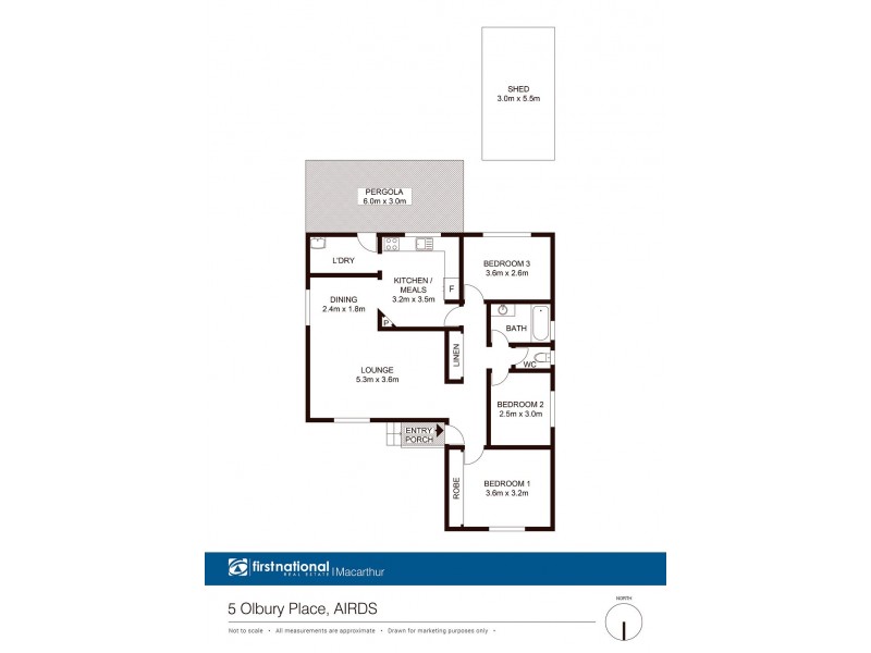 5 Olbury Place*, Airds NSW 2560 Floorplan