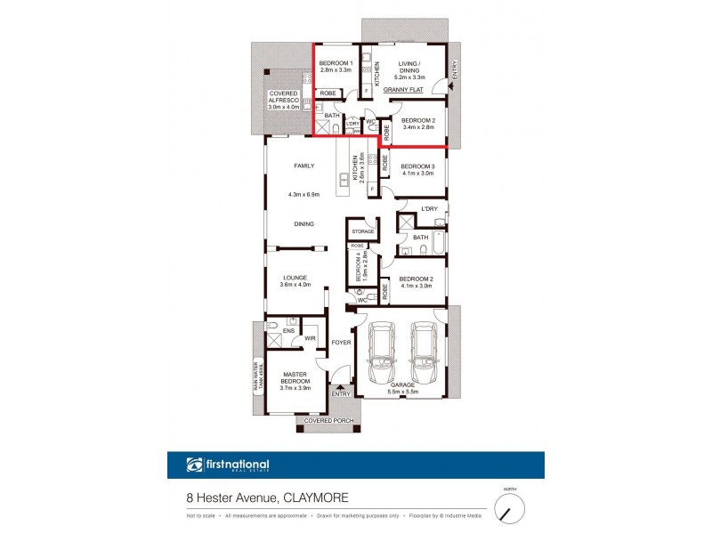 8 Hester Avenue, Claymore NSW 2559 Floorplan