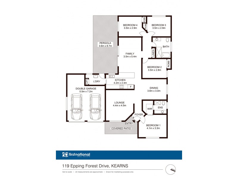 119 Epping Forest Drive, Kearns NSW 2558 Floorplan