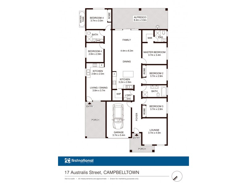 17 Australis Street, Campbelltown NSW 2560 Floorplan