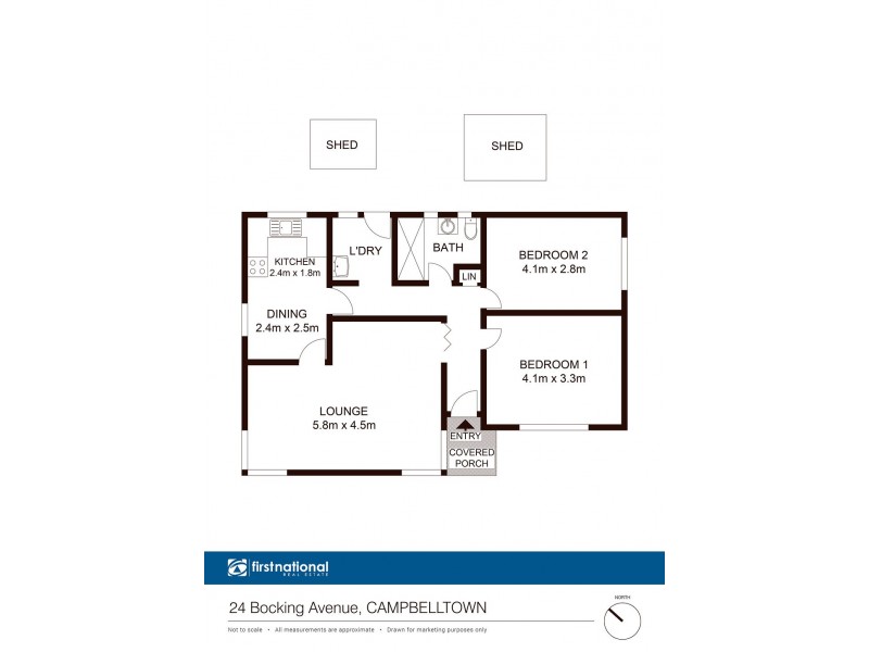 24 Bocking Avenue, Bradbury NSW 2560 Floorplan