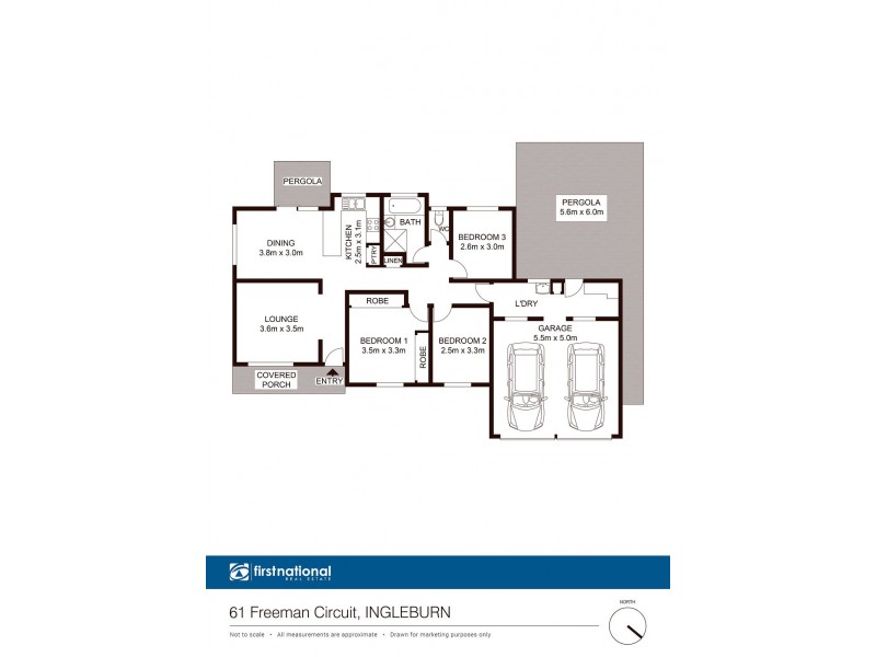 61 Freeman Circuit, Ingleburn NSW 2565 Floorplan