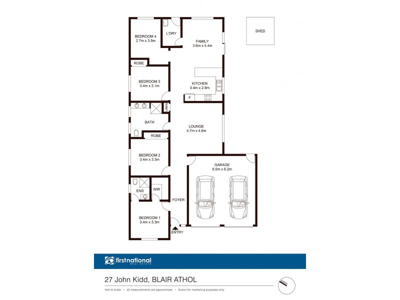 27 John Kidd Dr, Blair Athol NSW 2560 Floorplan
