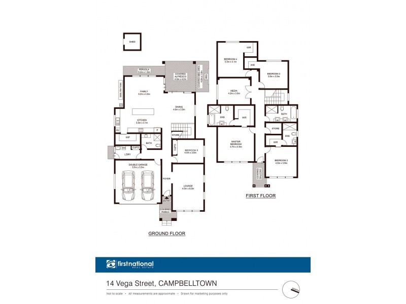 14 Vega Street, Campbelltown NSW 2560 Floorplan