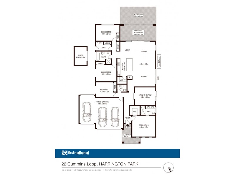 22 Cummins Loop, Harrington Park NSW 2567 Floorplan