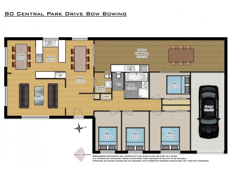 80 Central Park Drive, Bow Bowing NSW 2566 Floorplan