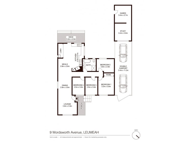 9 Wordsworth Avenue, Leumeah NSW 2560 Floorplan