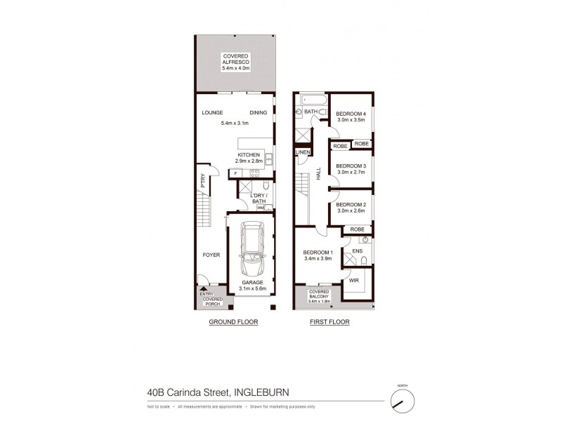 40b Carinda Street, Ingleburn NSW 2565 Floorplan