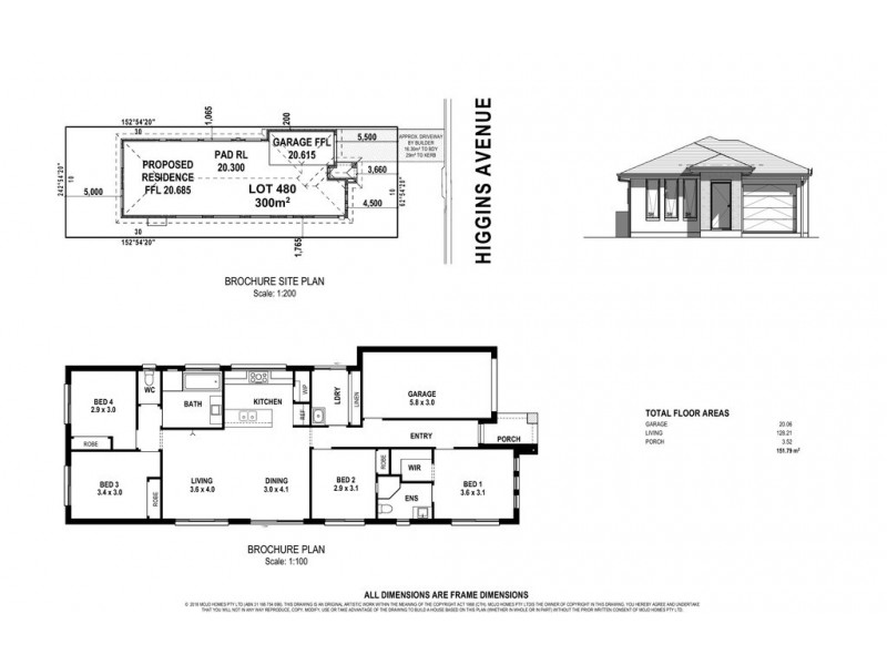 61 Higgins Avenue, Elderslie NSW 2570 Floorplan