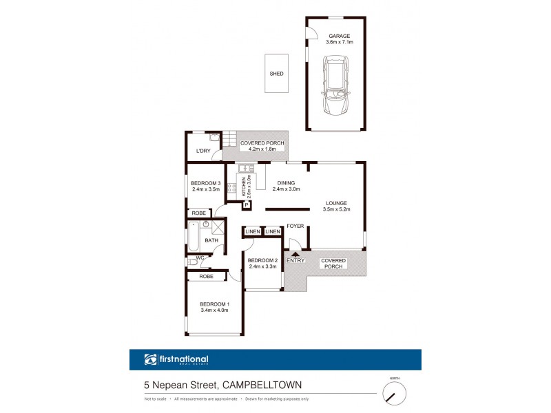 5 Nepean Street, Campbelltown NSW 2560 Floorplan