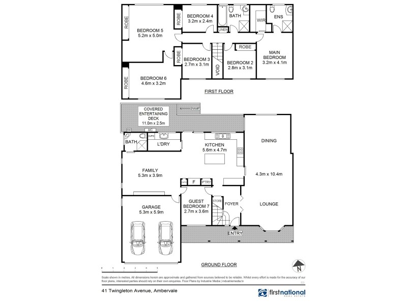 41 Twingleton Avenue, Ambarvale NSW 2560 Floorplan