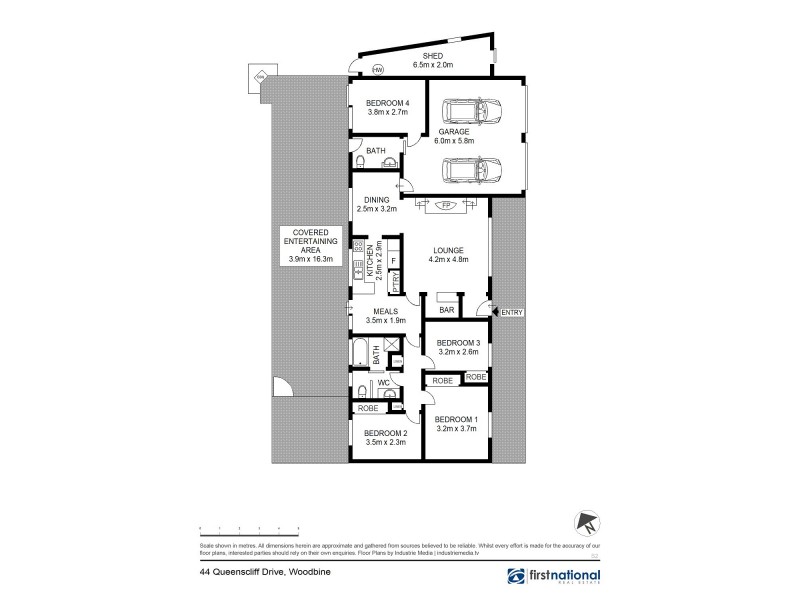 44 Queenscliff Drive, Woodbine NSW 2560 Floorplan