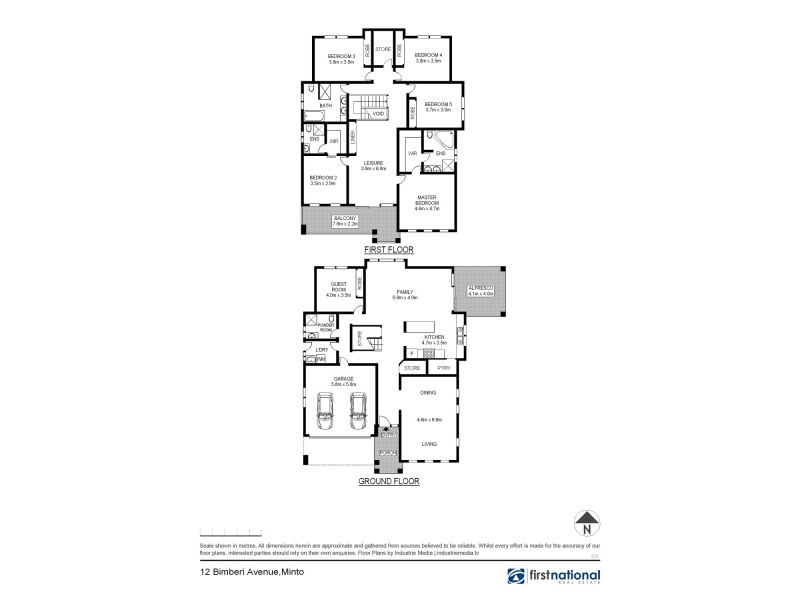 12 Bimberi Avenue, Minto NSW 2566 Floorplan