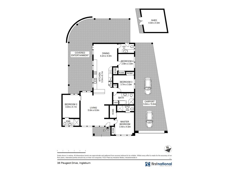 38 Peugeot Drive, Ingleburn NSW 2565 Floorplan