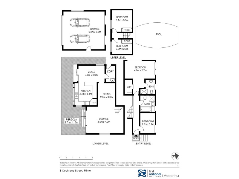 8 Cochrane Street, Minto NSW 2566 Floorplan