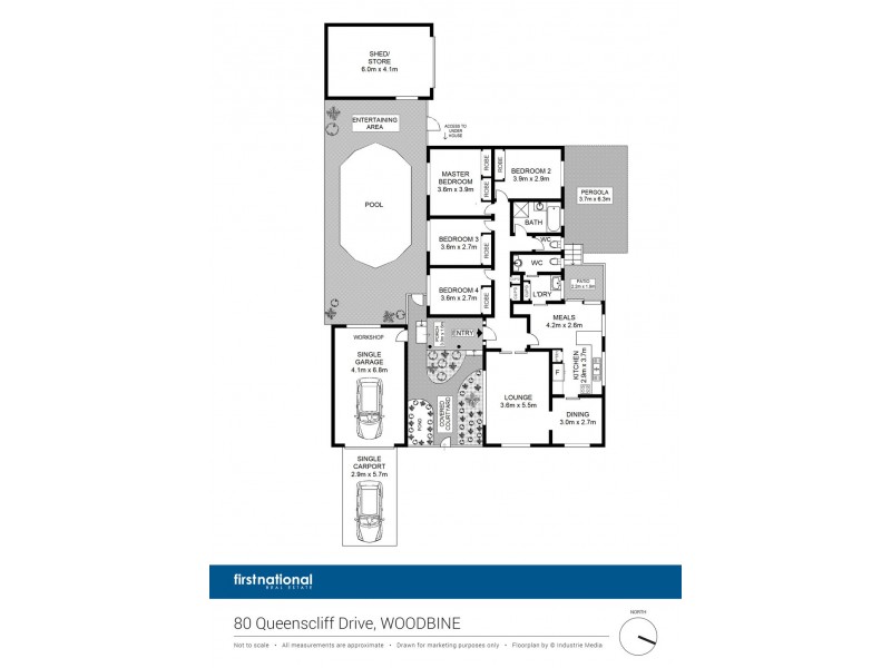 80 Queenscliff Drive, Woodbine NSW 2560 Floorplan