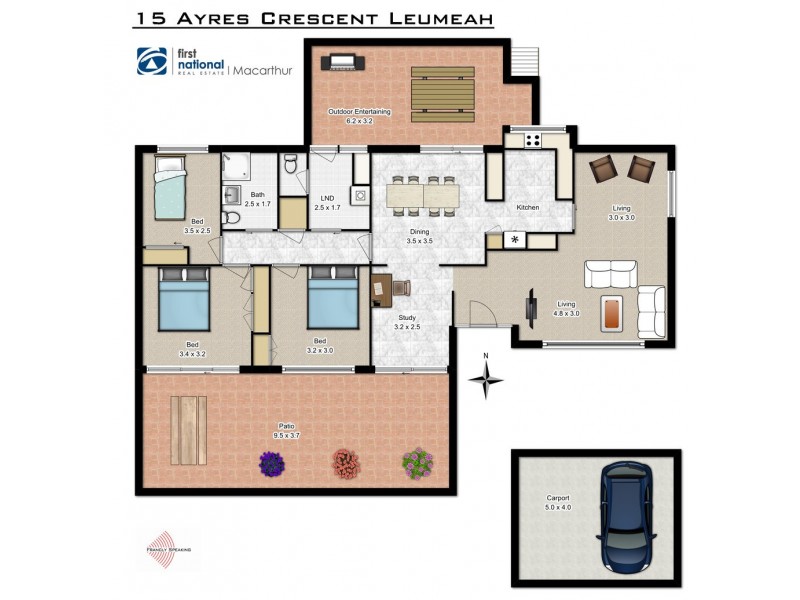 15 Ayres Crescent, Leumeah NSW 2560 Floorplan