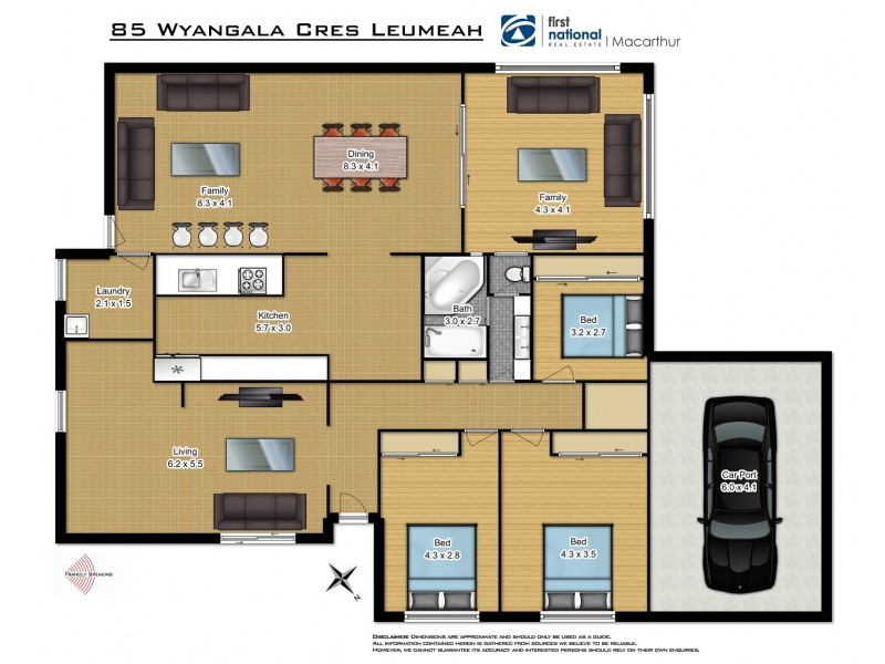 85 Wyangala Crescent, Leumeah NSW 2560 Floorplan