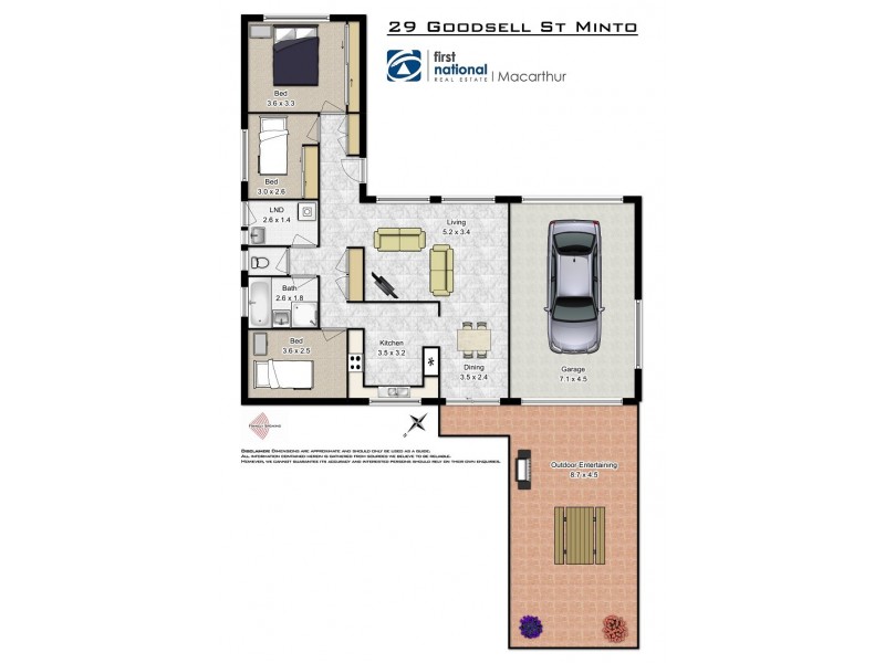 29 Goodsell Street, Minto NSW 2566 Floorplan
