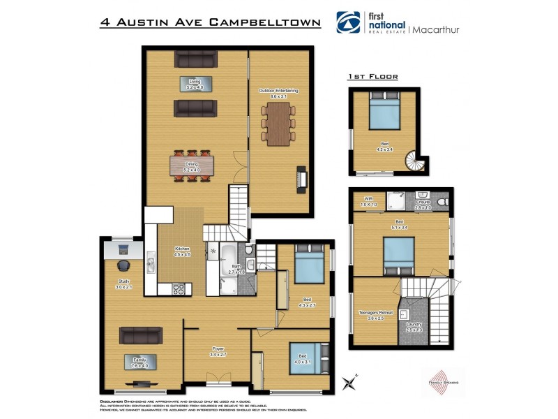 4 Austin Avenue, Campbelltown NSW 2560 Floorplan