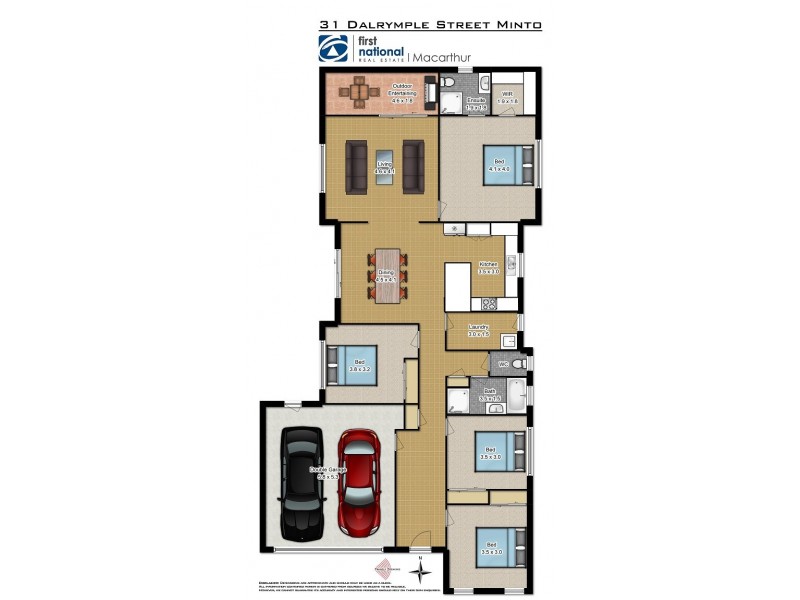 31 Dalrymple Street, Minto NSW 2566 Floorplan