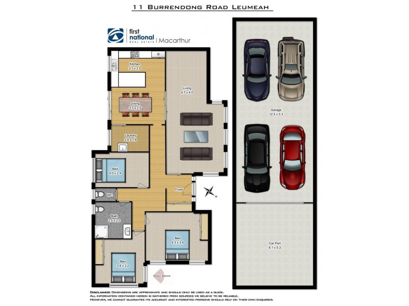 11 Burrendong Road, Leumeah NSW 2560 Floorplan