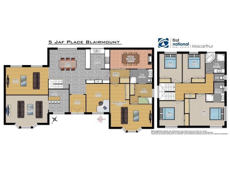 5 Jaf Place, Blairmount NSW 2559 Floorplan
