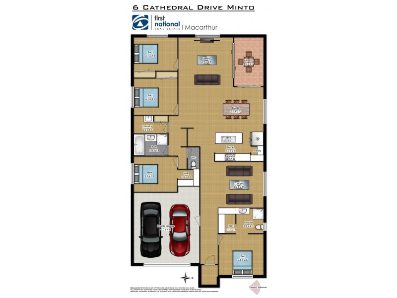 6 Cathedral Avenue, Minto NSW 2566 Floorplan