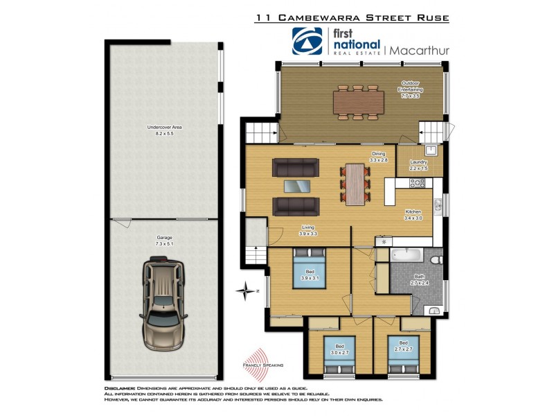 11 Cambewarra Street, Ruse NSW 2560 Floorplan