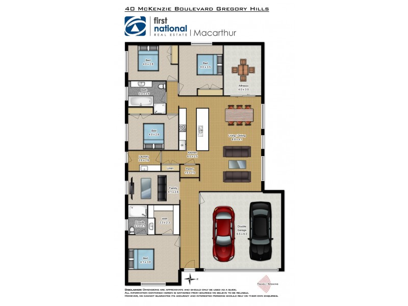 40 McKenzie Boulevard, Gregory Hills NSW 2557 Floorplan