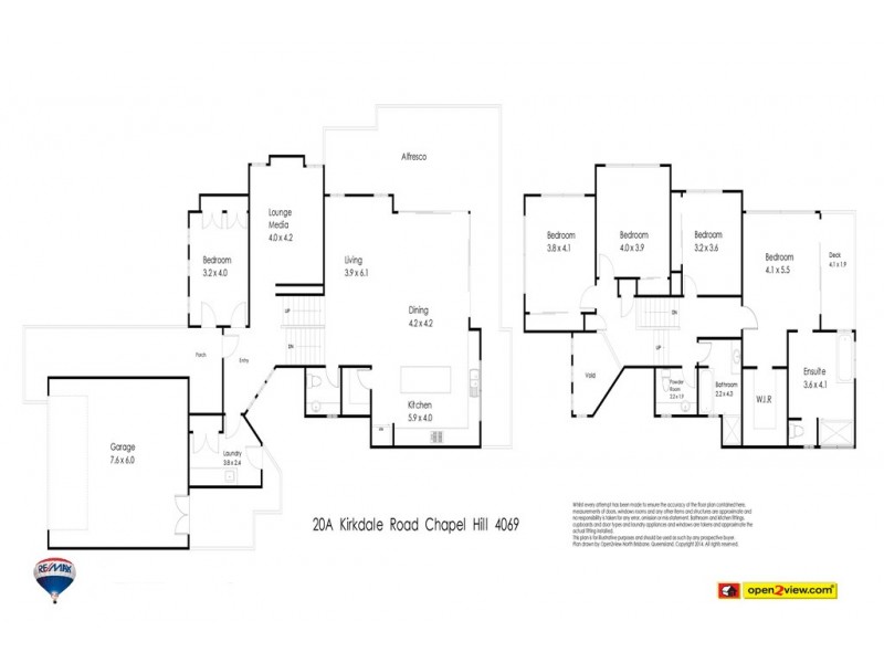 20a Kirkdale Road, Chapel Hill QLD 4069 Floorplan