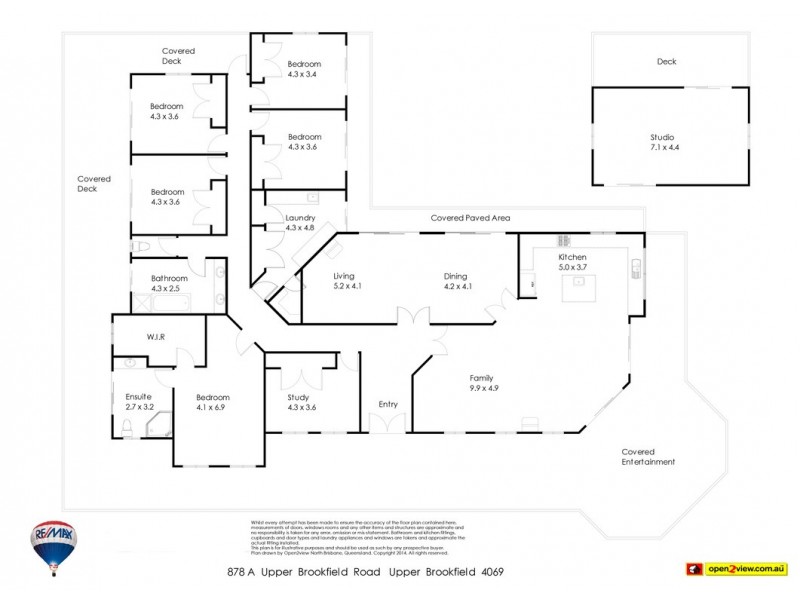 878a Upper Brookfield Road, Upper Brookfield QLD 4069 Floorplan