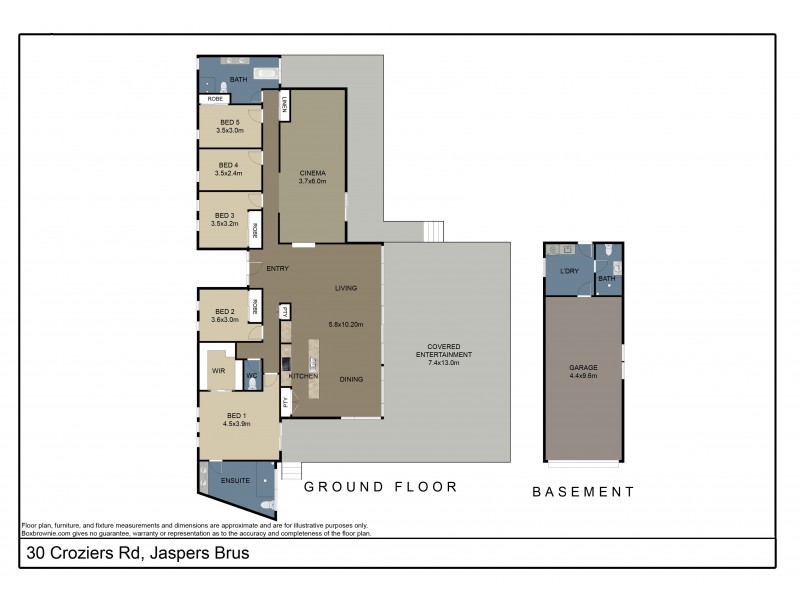 30 Croziers Rd, Jaspers Brush NSW 2535 Floorplan
