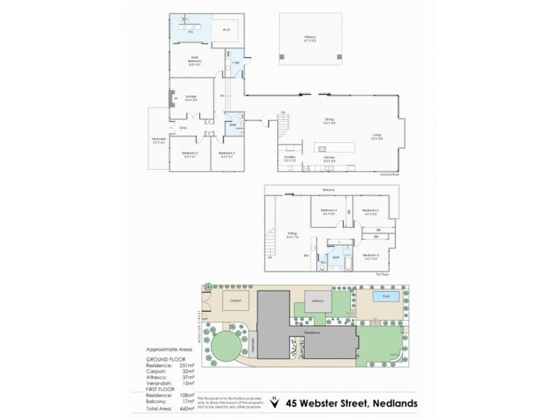 45 Webster Street, Nedlands WA 6009 Floorplan