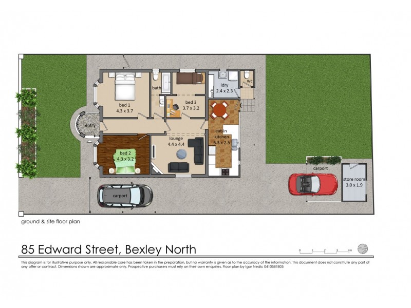 85 Edward Street, Bexley North NSW 2207 Floorplan