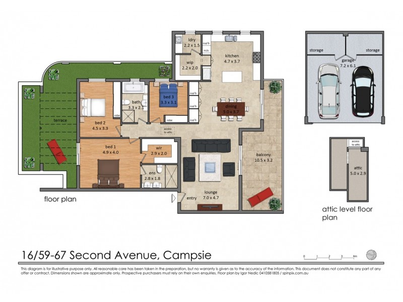 16/59-67 Second Avenue, Campsie NSW 2194 Floorplan