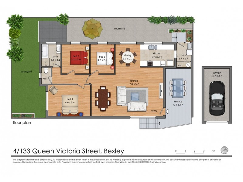 4/133 Queen Victoria Street, Bexley NSW 2207 Floorplan
