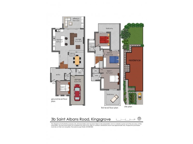 3B St Albans Road, Kingsgrove NSW 2208 Floorplan