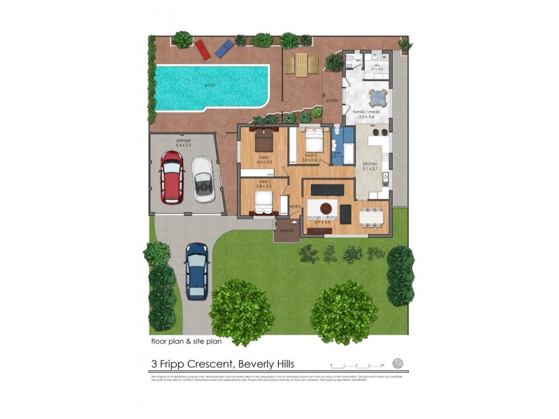 3 Fripp Crescent, Beverly Hills NSW 2209 Floorplan
