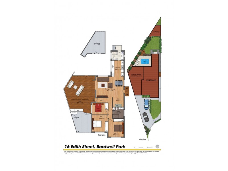 16 Edith Street, Bardwell Park NSW 2207 Floorplan