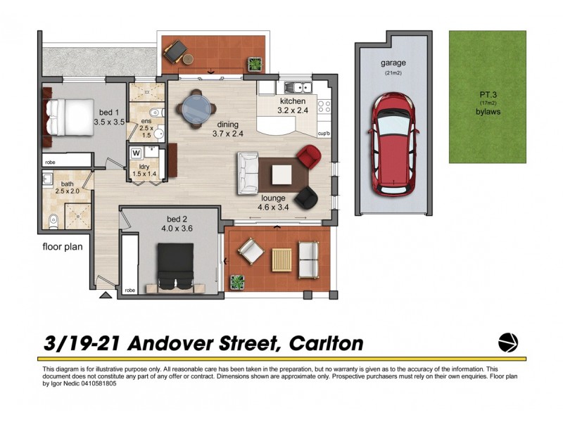 3/19-21 Andover Street, Carlton NSW 2218 Floorplan