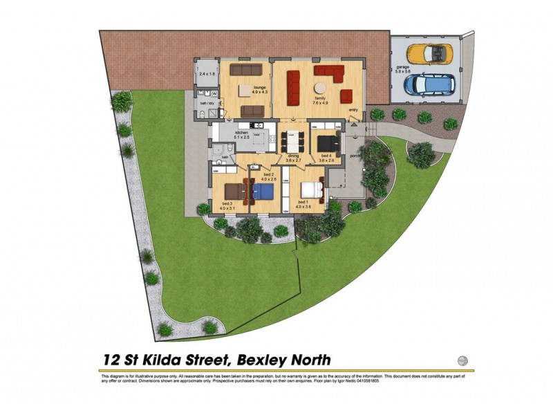 12 St Kilda Street, Bexley North NSW 2207 Floorplan