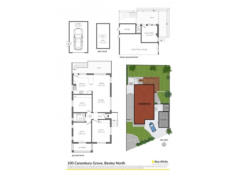 100 Canonbury Grove, Bexley North NSW 2207 Floorplan