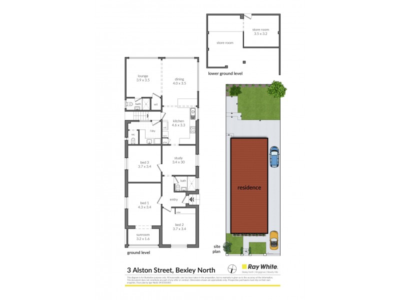 3 Alston Street, Bexley North NSW 2207 Floorplan