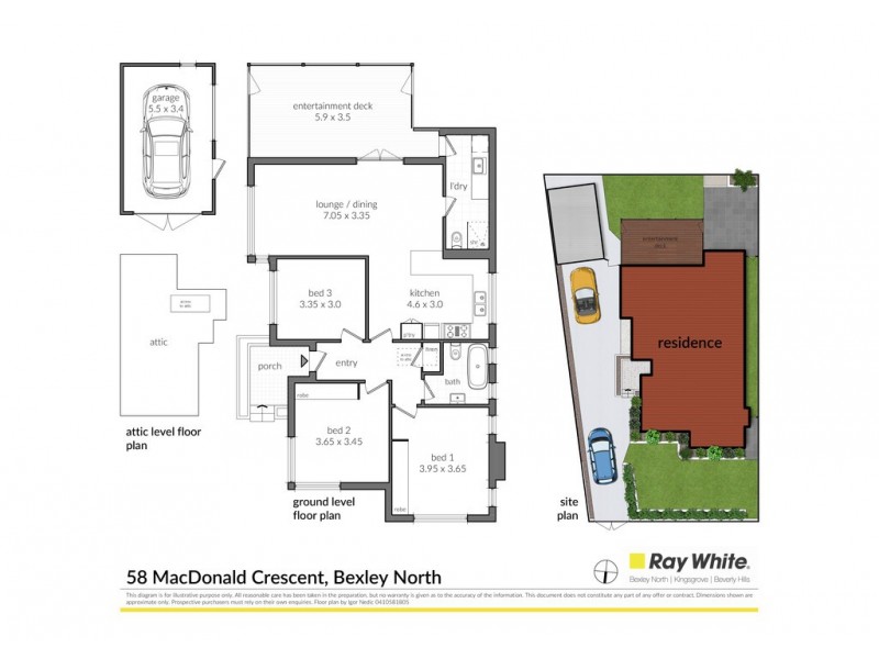 58 MacDonald Crescent, Bexley North NSW 2207 Floorplan